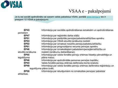 vsaa informācija un pakalpojumi|vsaa kontakti.